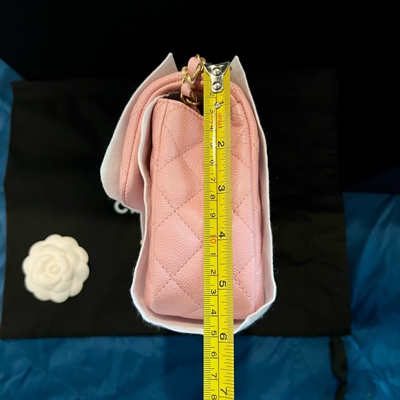 Chanel Mini Rectangular Flap Top Handle Caviar (Light Pink) - Picture 16 of 16